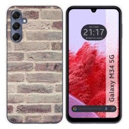 Funda Silicona para Samsung Galaxy M34 5G diseño Ladrillo 01 Dibujos