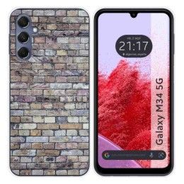 Funda Silicona para Samsung Galaxy M34 5G diseño Ladrillo 02 Dibujos