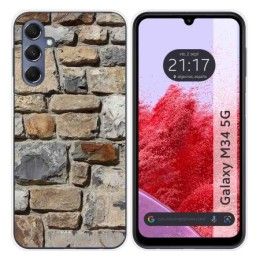 Funda Silicona para Samsung Galaxy M34 5G diseño Ladrillo 03 Dibujos