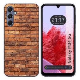 Funda Silicona para Samsung Galaxy M34 5G diseño Ladrillo 04 Dibujos