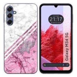 Funda Silicona para Samsung Galaxy M34 5G diseño Mármol 03 Dibujos