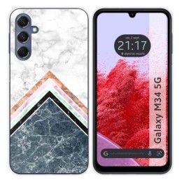 Funda Silicona para Samsung Galaxy M34 5G diseño Mármol 05 Dibujos