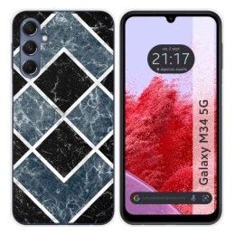 Funda Silicona para Samsung Galaxy M34 5G diseño Mármol 06 Dibujos
