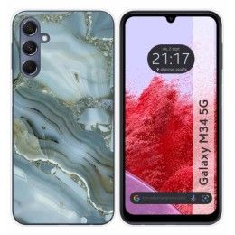 Funda Silicona para Samsung Galaxy M34 5G diseño Mármol 09 Dibujos