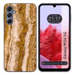 Funda Silicona para Samsung Galaxy M34 5G diseño Mármol 10 Dibujos