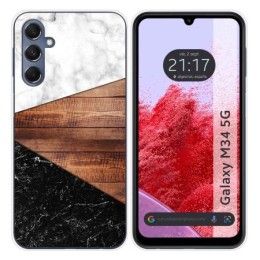 Funda Silicona para Samsung Galaxy M34 5G diseño Mármol 11 Dibujos