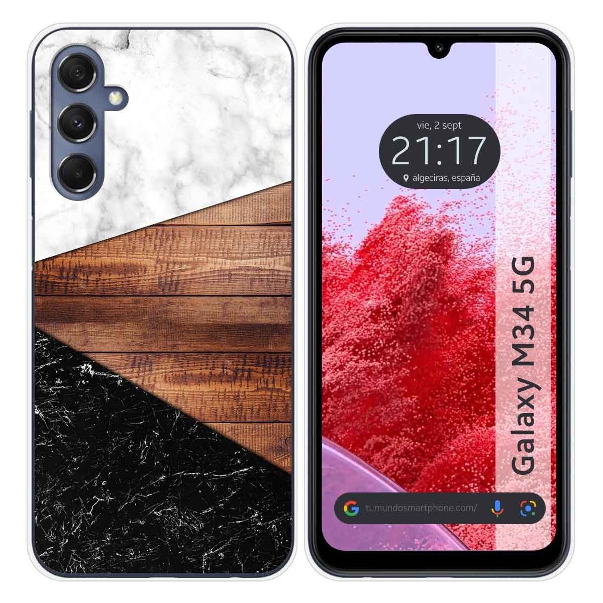 Funda Silicona para Samsung Galaxy M34 5G diseño Mármol 11 Dibujos