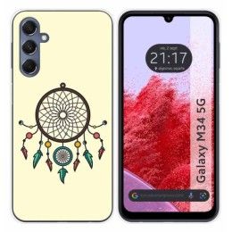 Funda Silicona para Samsung Galaxy M34 5G diseño Atrapasueños Dibujos