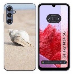 Funda Silicona para Samsung Galaxy M34 5G diseño Concha Dibujos