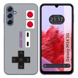 Funda Silicona para Samsung Galaxy M34 5G diseño Consola Dibujos
