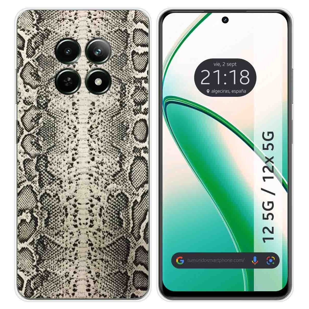 Funda Silicona para Realme 12 5G / 12x 5G diseño Animal 01 Dibujos