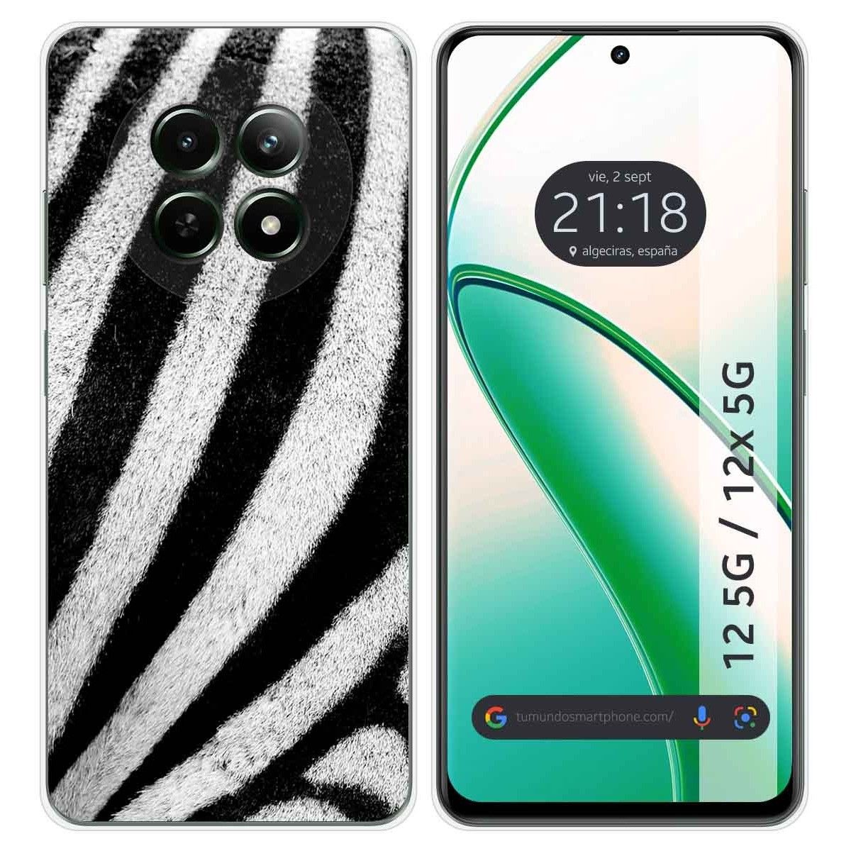 Funda Silicona para Realme 12 5G / 12x 5G diseño Animal 02 Dibujos