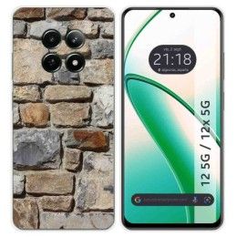 Funda Silicona para Realme 12 5G / 12x 5G diseño Ladrillo 03 Dibujos