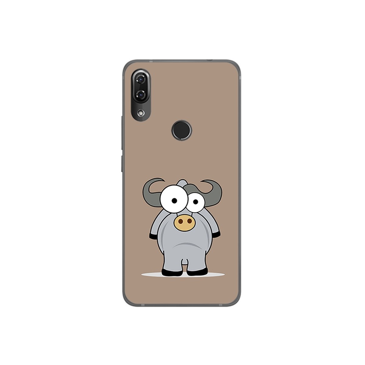 Funda Gel Tpu para Wiko View2 Pro Diseño Toro Dibujos