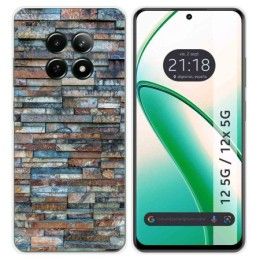 Funda Silicona para Realme 12 5G / 12x 5G diseño Ladrillo 05 Dibujos