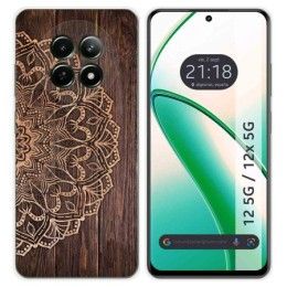 Funda Silicona para Realme 12 5G / 12x 5G diseño Madera 06 Dibujos