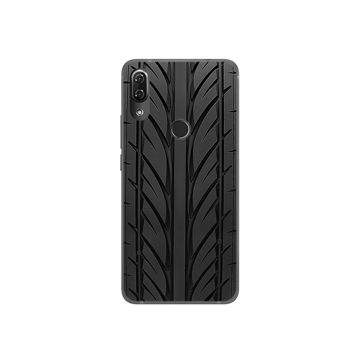 Funda Gel Tpu para Wiko View2 Pro Diseño Neumatico Dibujos