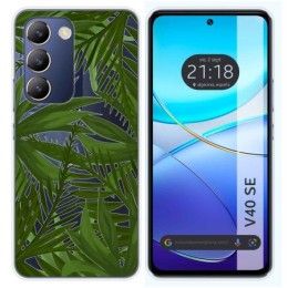 Funda Silicona Transparente para Vivo V40 SE 5G diseño Jungla Dibujos