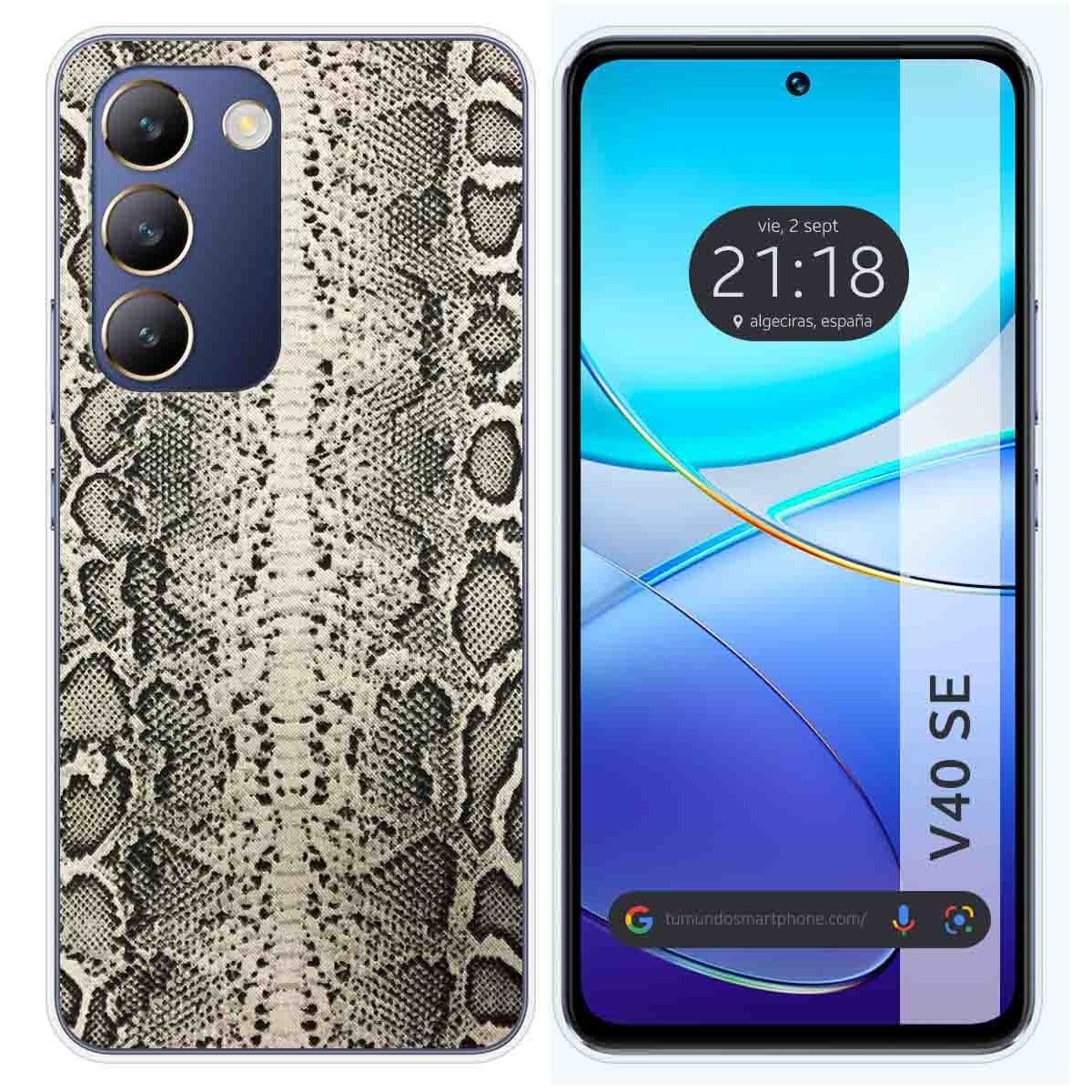 Funda Silicona para Vivo V40 SE 5G diseño Animal 01 Dibujos