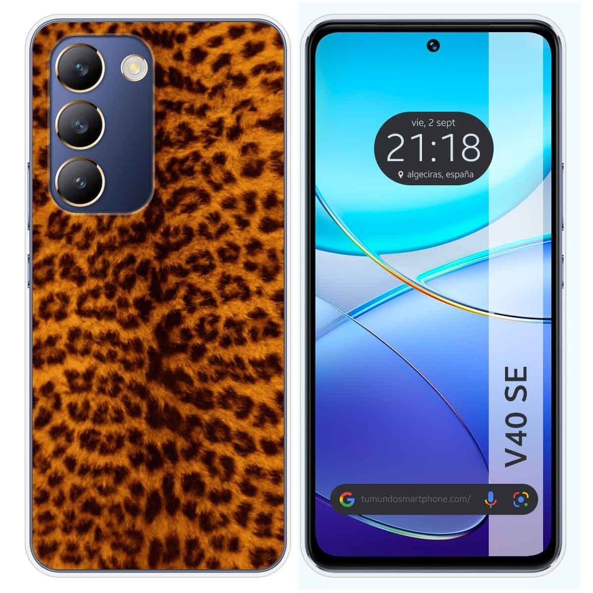 Funda Silicona para Vivo V40 SE 5G diseño Animal 03 Dibujos
