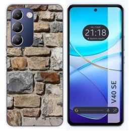 Funda Silicona para Vivo V40 SE 5G diseño Ladrillo 03 Dibujos