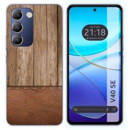 Funda Silicona para Vivo V40 SE 5G diseño Madera 09 Dibujos