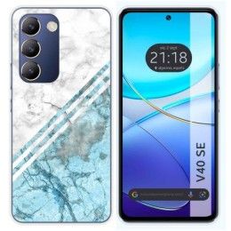 Funda Silicona para Vivo V40 SE 5G diseño Mármol 02 Dibujos
