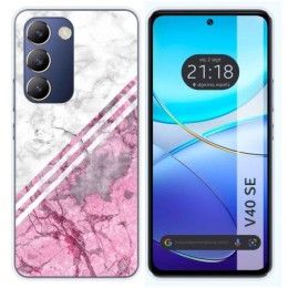 Funda Silicona para Vivo V40 SE 5G diseño Mármol 03 Dibujos