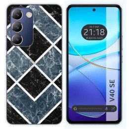 Funda Silicona para Vivo V40 SE 5G diseño Mármol 06 Dibujos