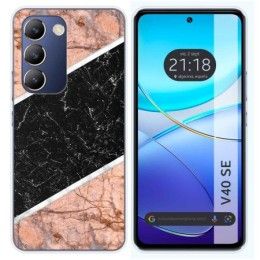 Funda Silicona para Vivo V40 SE 5G diseño Mármol 07 Dibujos