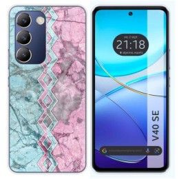 Funda Silicona para Vivo V40 SE 5G diseño Mármol 08 Dibujos
