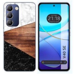 Funda Silicona para Vivo V40 SE 5G diseño Mármol 11 Dibujos