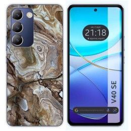 Funda Silicona para Vivo V40 SE 5G diseño Mármol 14 Dibujos