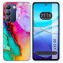 Funda Silicona para Vivo V40 SE 5G diseño Mármol 15 Dibujos