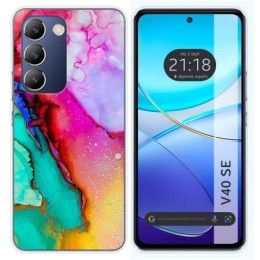Funda Silicona para Vivo V40 SE 5G diseño Mármol 15 Dibujos
