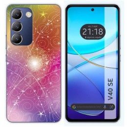 Funda Silicona para Vivo V40 SE 5G diseño Abstracto Dibujos