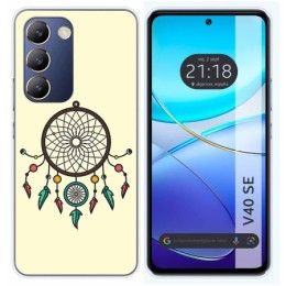Funda Silicona para Vivo V40 SE 5G diseño Atrapasueños Dibujos