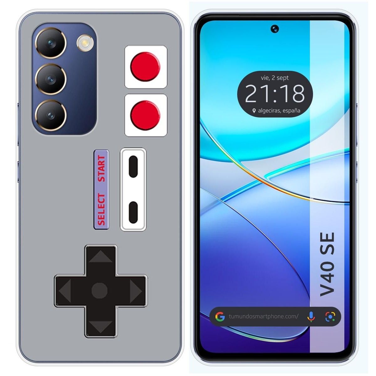 Funda Silicona para Vivo V40 SE 5G diseño Consola Dibujos