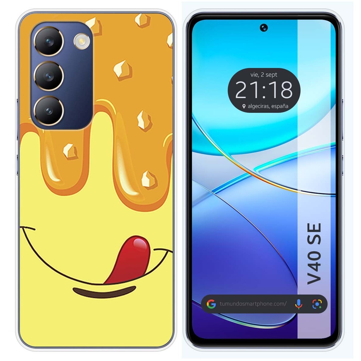 Funda Silicona para Vivo V40 SE 5G diseño Helado Vainilla Dibujos