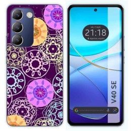 Funda Silicona para Vivo V40 SE 5G diseño Radial Dibujos
