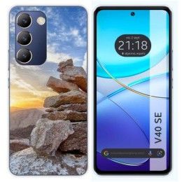 Funda Silicona para Vivo V40 SE 5G diseño Sunset Dibujos