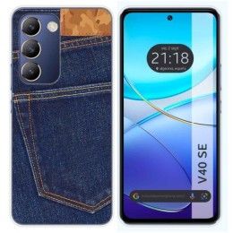 Funda Silicona para Vivo V40 SE 5G diseño Vaquero Dibujos