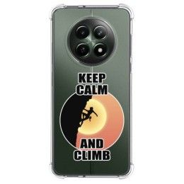 Funda Silicona Antigolpes para Realme 12 5G / 12x 5G diseño Mujer Escalada Dibujos