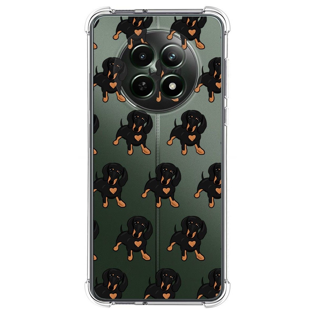 Funda Silicona Antigolpes para Realme 12 5G / 12x 5G diseño Perros 10 Dibujos