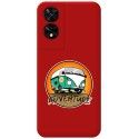 Funda Silicona Líquida Roja para TCL 505 diseño Adventure Dibujos