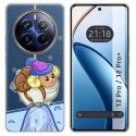 Funda Silicona Transparente para Realme 12 5G / 12x 5G diseño Cabra Dibujos