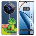 Funda Silicona Transparente para Realme 12 5G / 12x 5G diseño Coco Dibujos