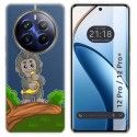 Funda Silicona Transparente para Realme 12 5G / 12x 5G diseño Mono Dibujos