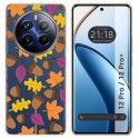 Funda Silicona Transparente para Realme 12 5G / 12x 5G diseño Otoño Dibujos