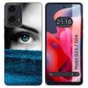Funda Silicona para Motorola Moto G34 5G diseño Ojo Dibujos